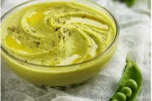 Houmous de petits-pois